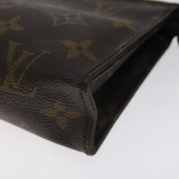 LOUIS VUITTON Monogram Poche Toilette 15 Pouch M47546 LV Auth hk2739 - Picture 11 of 16